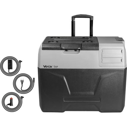 Frigorifero da viaggio con display LCD 40 l 230V/12V/24V nero