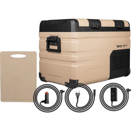 Frigorifero portatile per auto con display LCD 39 l 230V/12V/24V marrone