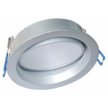 Fulgur 23147 - Faretto da incasso a LED per bagno LED/10W/230V 3000K IP54 argento