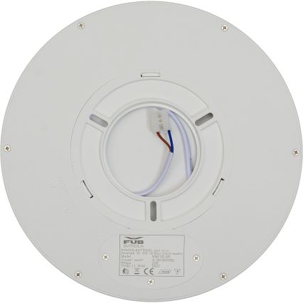 Fulgur 41810 - Plafoniera LED NOMY LED/18W/230V 3000/4000/6000K IP40 diametro 23 cm bianco