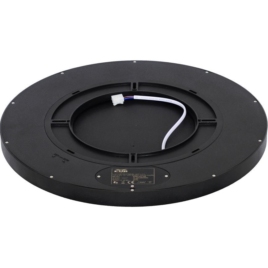 Fulgur 41813 - Plafoniera LED NOMY LED/32W/230V 3000/4000/6000K IP40 diametro 40 cm nero