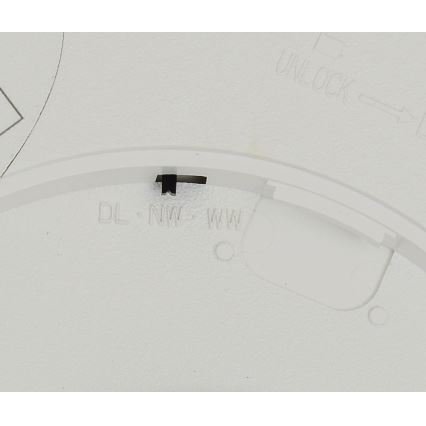 Fulgur 42361 - Plafoniera LED NOMY LED/24W/230V 3000/4000/6000K IP40 diametro 30 cm bianco