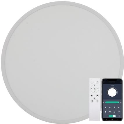 Fulgur s-43039 - Plafoniera LED dimmerabile NOMY-RC LED/40W/230V 3000/4000/6500K Ø 50 cm IP40 bianco + telecomando