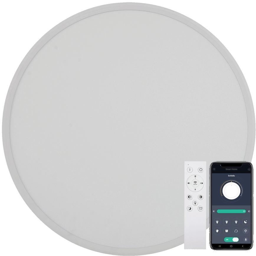 Fulgur s-43039 - Plafoniera LED dimmerabile NOMY-RC LED/40W/230V 3000/4000/6500K Ø 50 cm IP40 bianco + telecomando