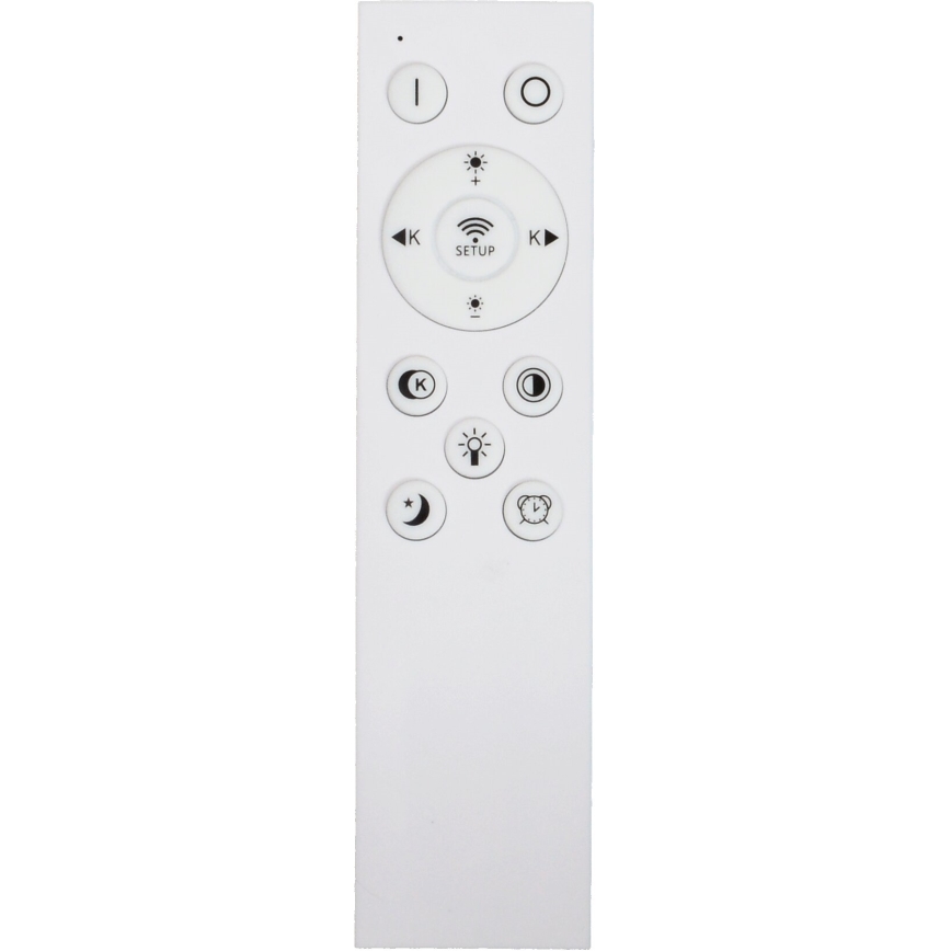 Fulgur s-43039 - Plafoniera LED dimmerabile NOMY-RC LED/40W/230V 3000/4000/6500K Ø 50 cm IP40 bianco + telecomando