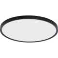 Fulgur s-43040 - Plafoniera LED dimmerabile NOMY-RC LED/40W/230V 3000/4000/6500K Ø 50 cm IP40 nero + telecomando