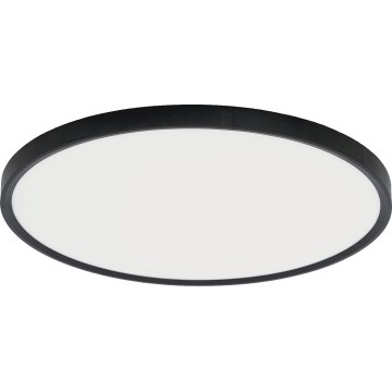 Fulgur s-43042 - Plafoniera dimmerabile a LED NOMY-RC LED/50W/230V 3000/4000/6500K Ø 60 cm IP40 nero + telecomando