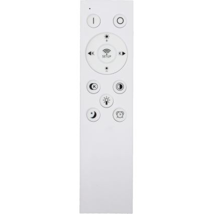 Fulgur s-43057 - Plafoniera LED dimmerabile NOMY LED/40W/230V 3000-6500K Ø 50 cm UGR19 IP40 Wi-Fi nero + telecomando