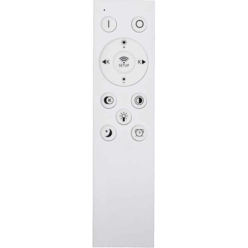 Fulgur s-43057 - Plafoniera LED dimmerabile NOMY LED/40W/230V 3000-6500K Ø 50 cm UGR19 IP40 Wi-Fi nero + telecomando