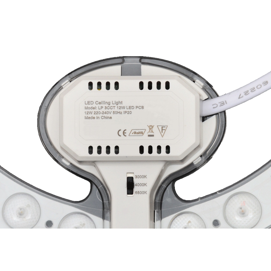 Fulgur s-43088 - Modulo magnetico LED/12W/230V 3000/4000/6500K Ø 19,3 cm