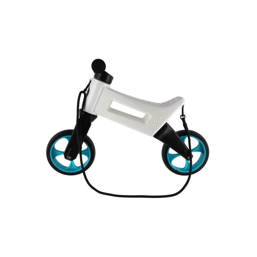 Funny Wheels - Bici senza pedali 2 in 1 RIDER SUPER SPORT bianco/nero/blu