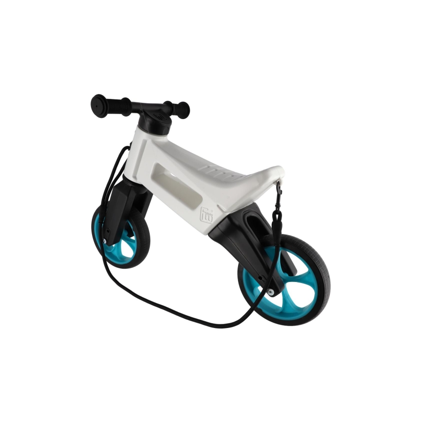 Funny Wheels - Bici senza pedali 2 in 1 RIDER SUPER SPORT bianco/nero/blu