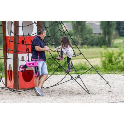 Funny Wheels - Bici senza pedali 2 in 1 RIDER SUPER SPORT rosa/nera