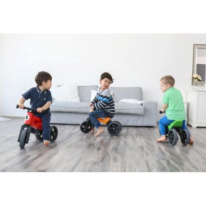 Funny Wheels - Bicicletta senza pedali 2 in 1 RIDER SPORT verde/nero