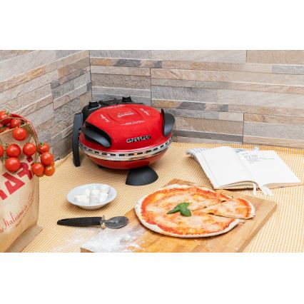 G3Ferrari G1000602 - Forno per pizza DELIZIA 1200W/230V rosso