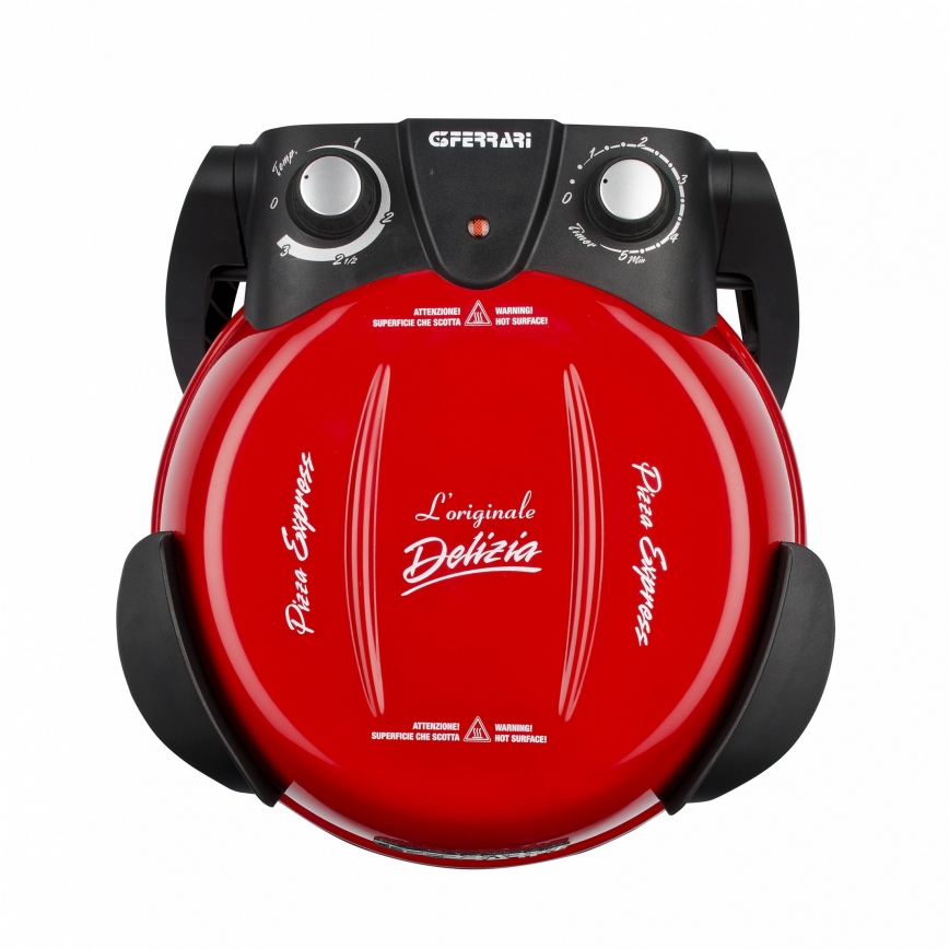 G3Ferrari G1000602 - Forno per pizza DELIZIA 1200W/230V rosso