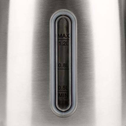 G3Ferrari G1009500 - Bollitore elettrico 1,2 l 1630W/230V acciaio inox/nero