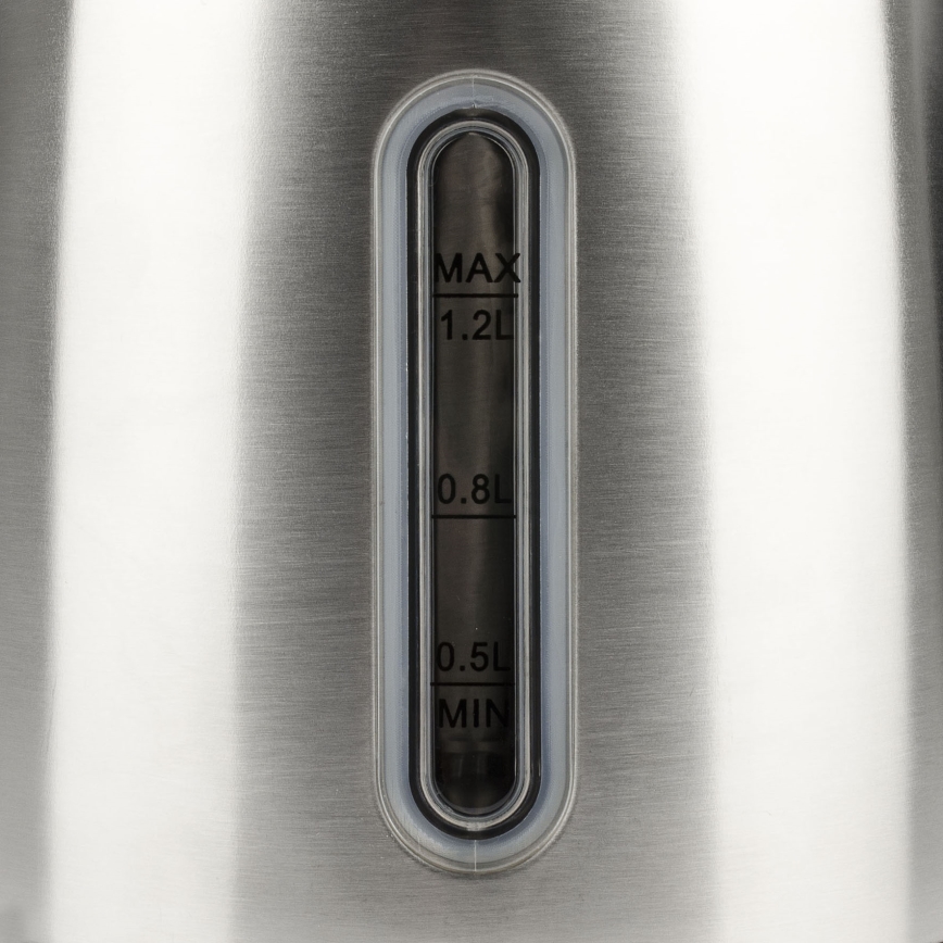 G3Ferrari G1009500 - Bollitore elettrico 1,2 l 1630W/230V acciaio inox/nero