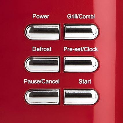 G3Ferrari G1015502 - Forno a microonde con grill 1150W/230V 20 l rosso