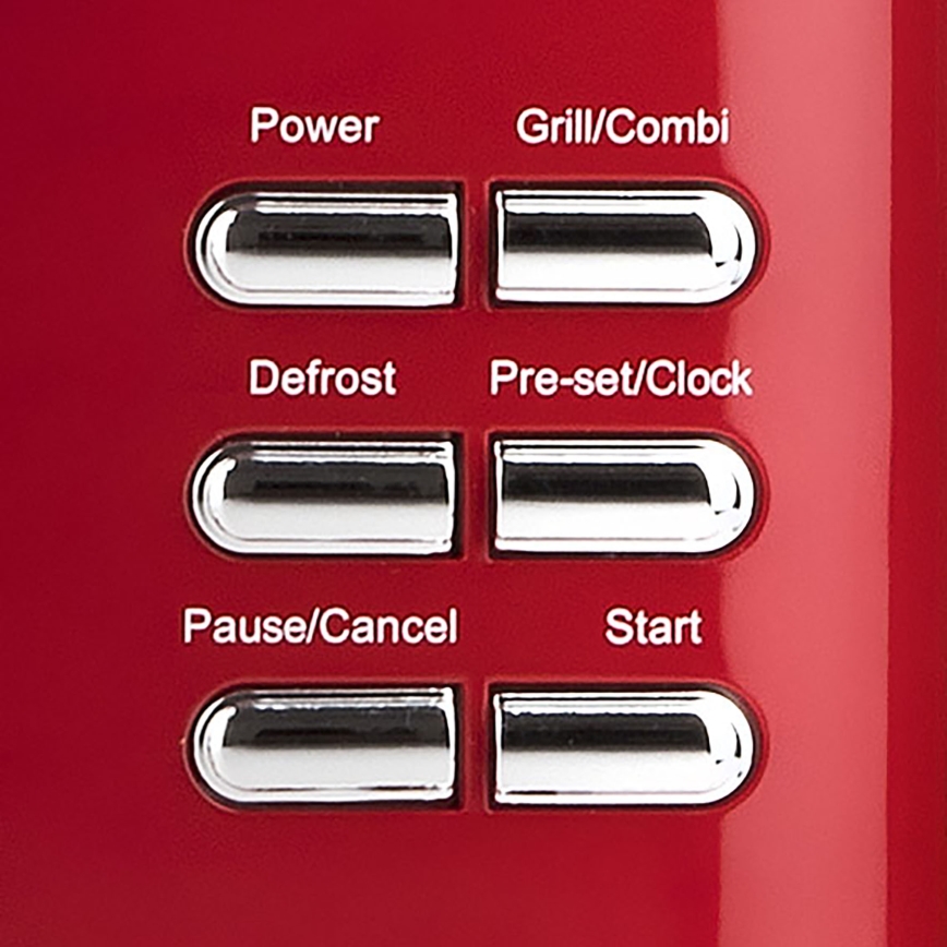 G3Ferrari G1015502 - Forno a microonde con grill 1150W/230V 20 l rosso