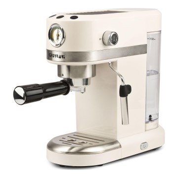 G3Ferrari G1016801 - Macchina per caffè espresso a leva AMARCORD, 1350 W/230 V, 15 bar, colore crema