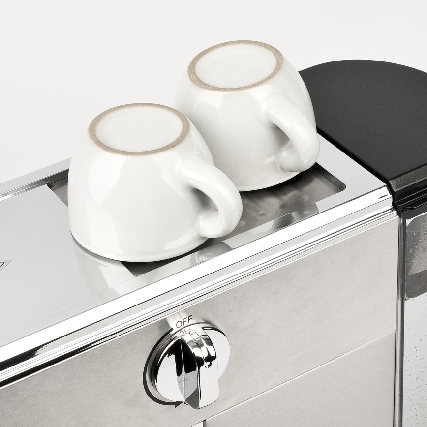 G3Ferrari G1018900 - Macchina da caffè espresso a leva TIFFANY 1350W/230V 15 bar in acciaio inox