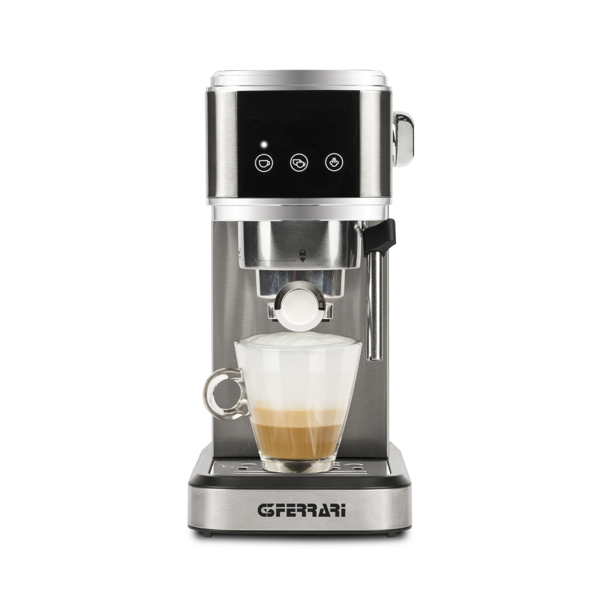 G3Ferrari G1018900 - Macchina per caffè espresso con portafiltro 1350 W/230 V 15 bar in acciaio inox