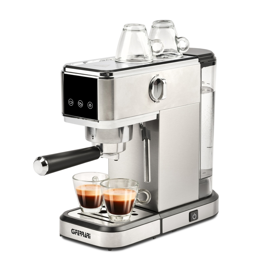 G3Ferrari G1018900 - Macchina per caffè espresso con portafiltro 1350 W/230 V 15 bar in acciaio inox