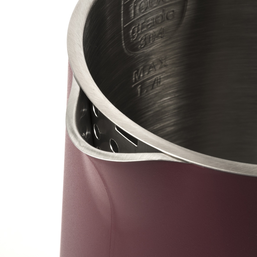 G3Ferrari G1020502 - Bollitore elettrico rapido 1,7 l 2200 W/230 V, rosso