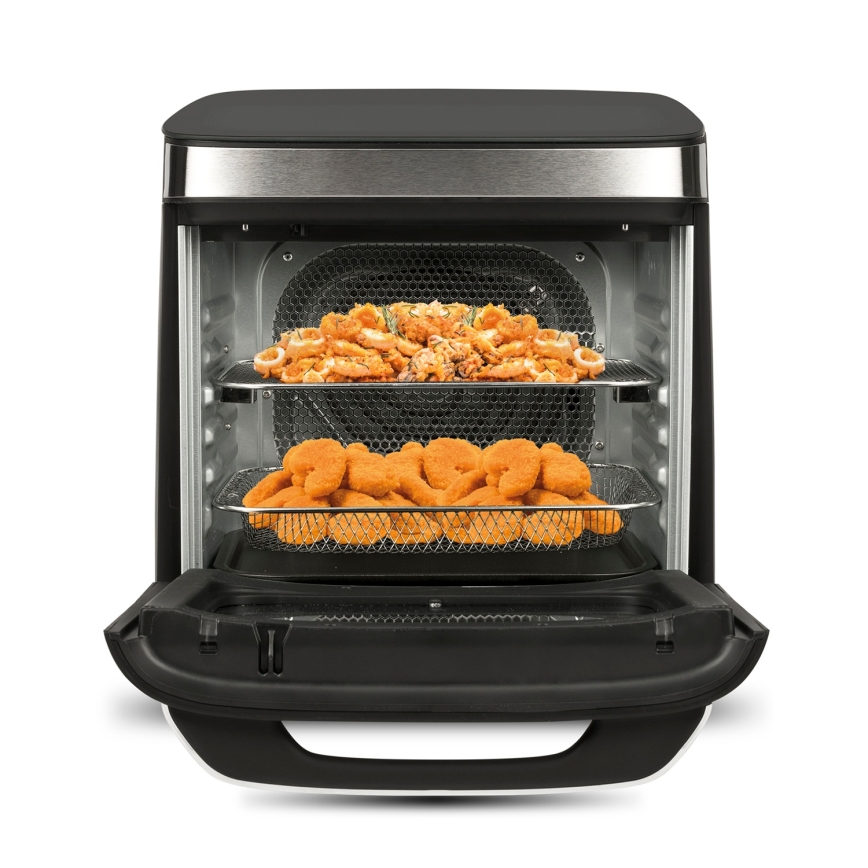 G3Ferrari G1021900 - Friggitrice ad aria FRIGGISANO 1800W/230V 13 l acciaio inox/nero