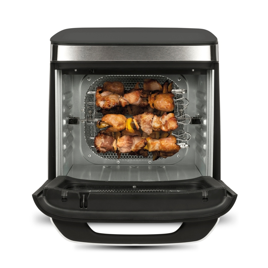 G3Ferrari G1021900 - Friggitrice ad aria FRIGGISANO 1800W/230V 13 l acciaio inox/nero
