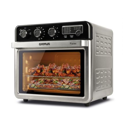 G3Ferrari G1022100 - Forno ad aria con friggitrice 2000W/230V 32 l in acciaio inox