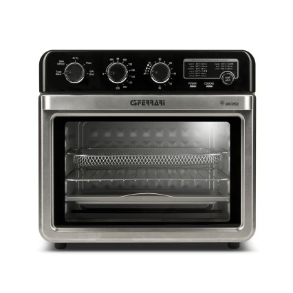 G3Ferrari G1022100 - Forno ad aria con friggitrice 2000W/230V 32 l in acciaio inox