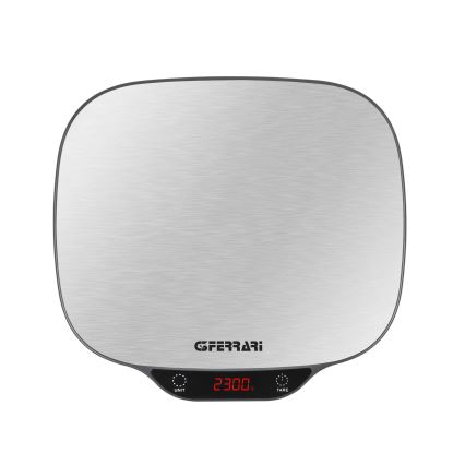 G3Ferrari G2009600 - Bilancia da cucina PATTY, alimentazione 2x AAA, in acciaio inox