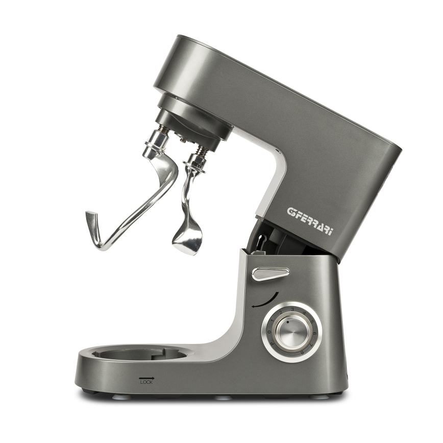 G3Ferrari G2016400 - Impastatrice da banco PASTAIO con doppio gancio, 8 l, 1800 W/230 V, finitura cromata