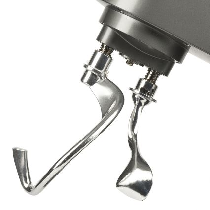 G3Ferrari G2016400 - Impastatrice da banco PASTAIO con doppio gancio, 8 l, 1800 W/230 V, finitura cromata