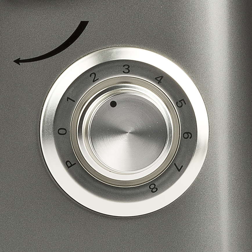 G3Ferrari G2016400 - Impastatrice da banco PASTAIO con doppio gancio, 8 l, 1800 W/230 V, finitura cromata