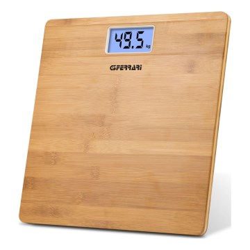 G3Ferrari G30042 - Bilancia personale digitale 2xAAA in bambù