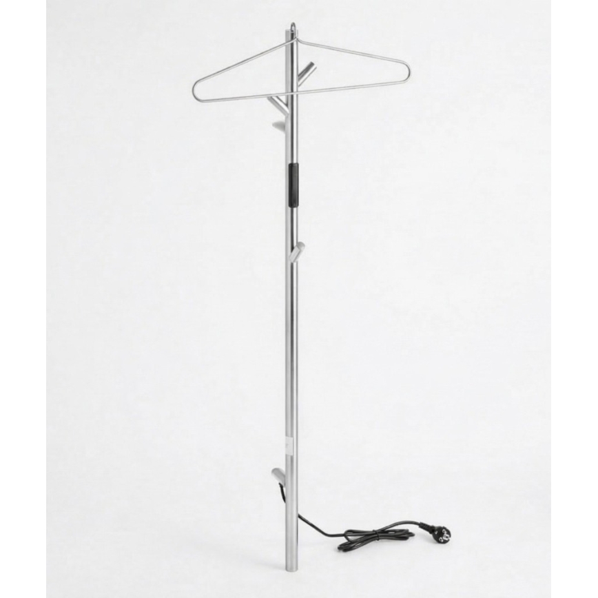 Gancio per scaldasalviette elettrico 45x12,2 cm in acciaio inox