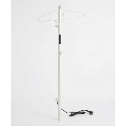 Gancio per stendibiancheria elettrico 45 x 12,2 cm, bianco