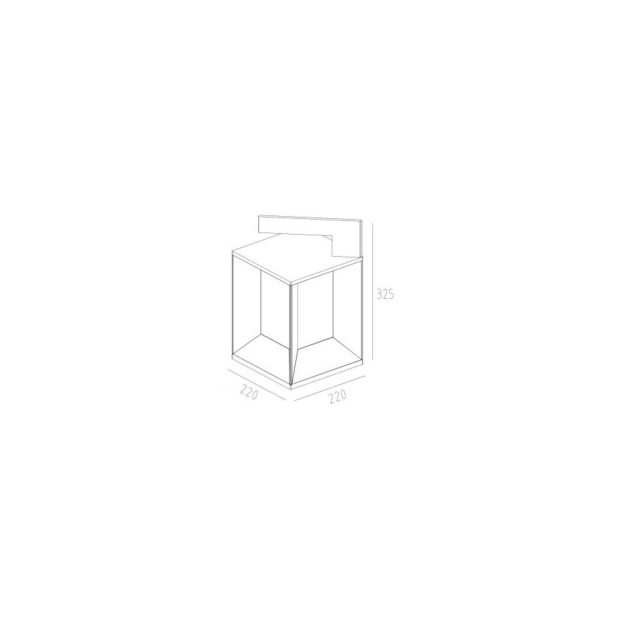 Gardino LX1222 - Lampada LED da esterno ZAFFERANO LED/18W/230V IP65
