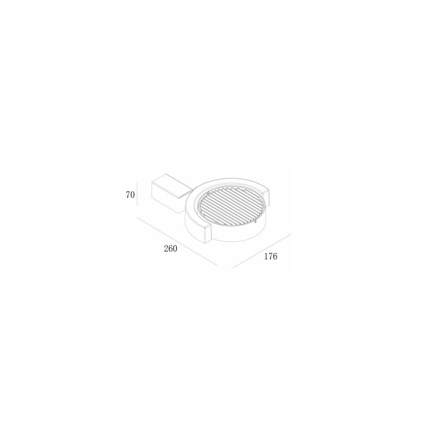 Gardino LX1241A - LED Applique da esterno MARGHERITA LED/15W/230V IP54