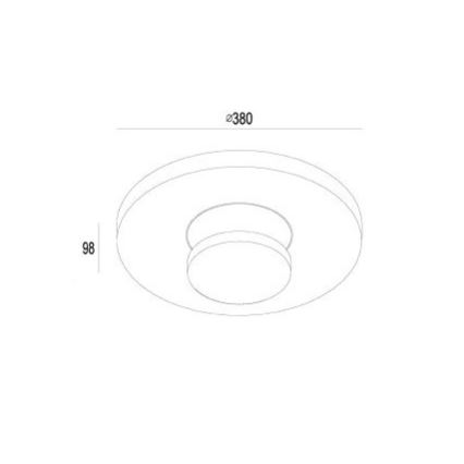 Gardino LX1421 - Plafoniera LED da esterno TULIPANI LED/18W/230V IP54