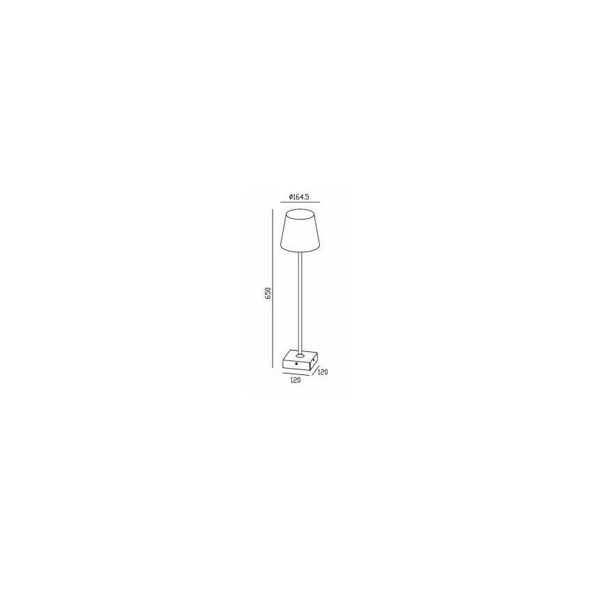 Gardino LX1793-650 - Lampada da terra LED da esterno VIOLA LED/7W/230V IP65