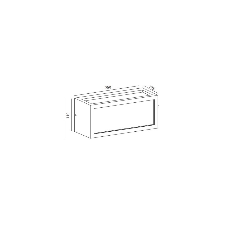 Gardino LX5705-LED - Applique LED da esterno BETULLA LED/18W/230V IP54