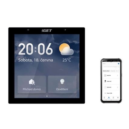 Gateway smart con un touch display GW6 Wi-Fi Zigbee Bluetooth