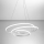 Gea Luce DIVA S G BIANCO - Lampadario a sospensione con filo LED dimmerabile DIVA LED/44W/230V bianco