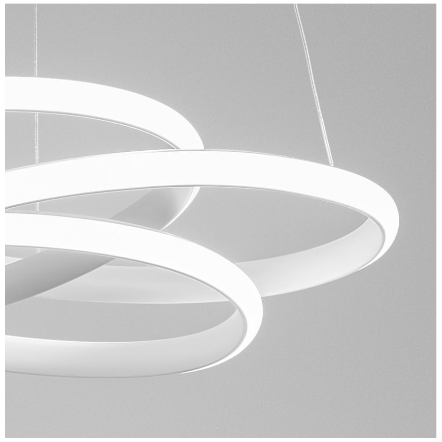 Gea Luce DIVA S G BIANCO - Lampadario a sospensione con filo LED dimmerabile DIVA LED/44W/230V bianco