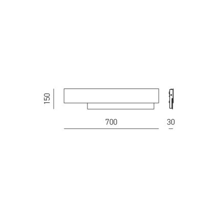 Gea Luce DOHA A G T - Applique a LED DOHA LED/25W/230V 70 cm beige