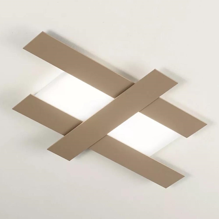 Gea Luce DOHA P M T - Plafoniera LED DOHA LED/40W/230V 84 cm beige